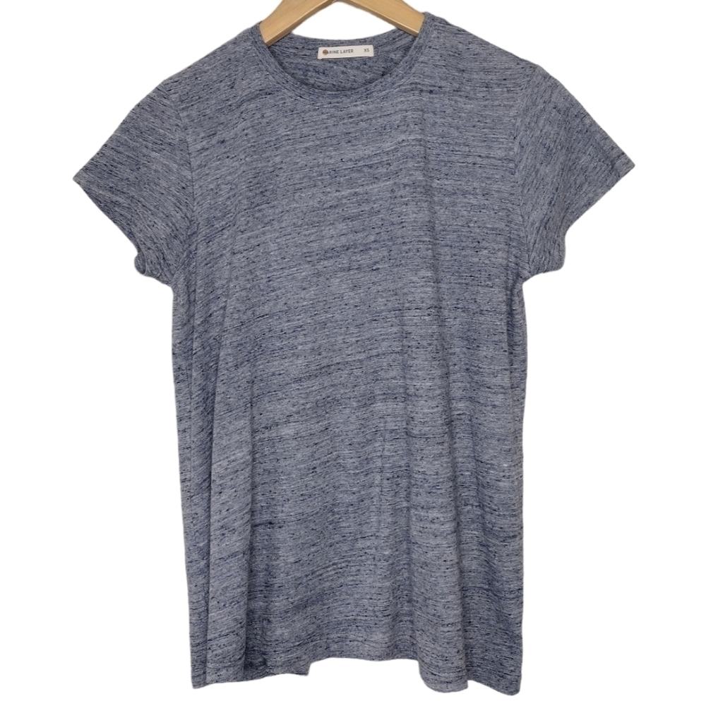 Marine Layer Women's Cotton Blend Pullover Short Sleeve T-Shirt Sz XS
